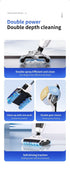 GrinduxPro belaidis grindų plovimo siurblys – Dvigubas Valymas Vienu Judesiu
