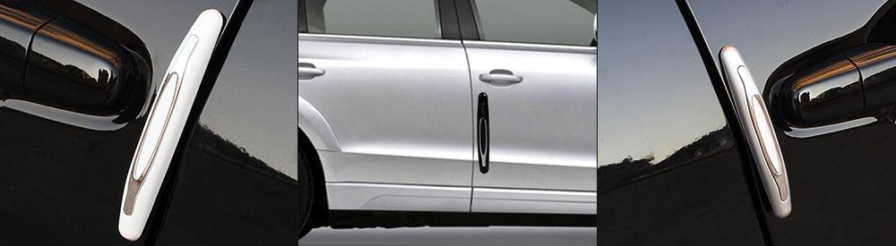 Automobilių apsauginės juostelės nuo subraižymo ir kontakto–apsauga ir apdaila viename