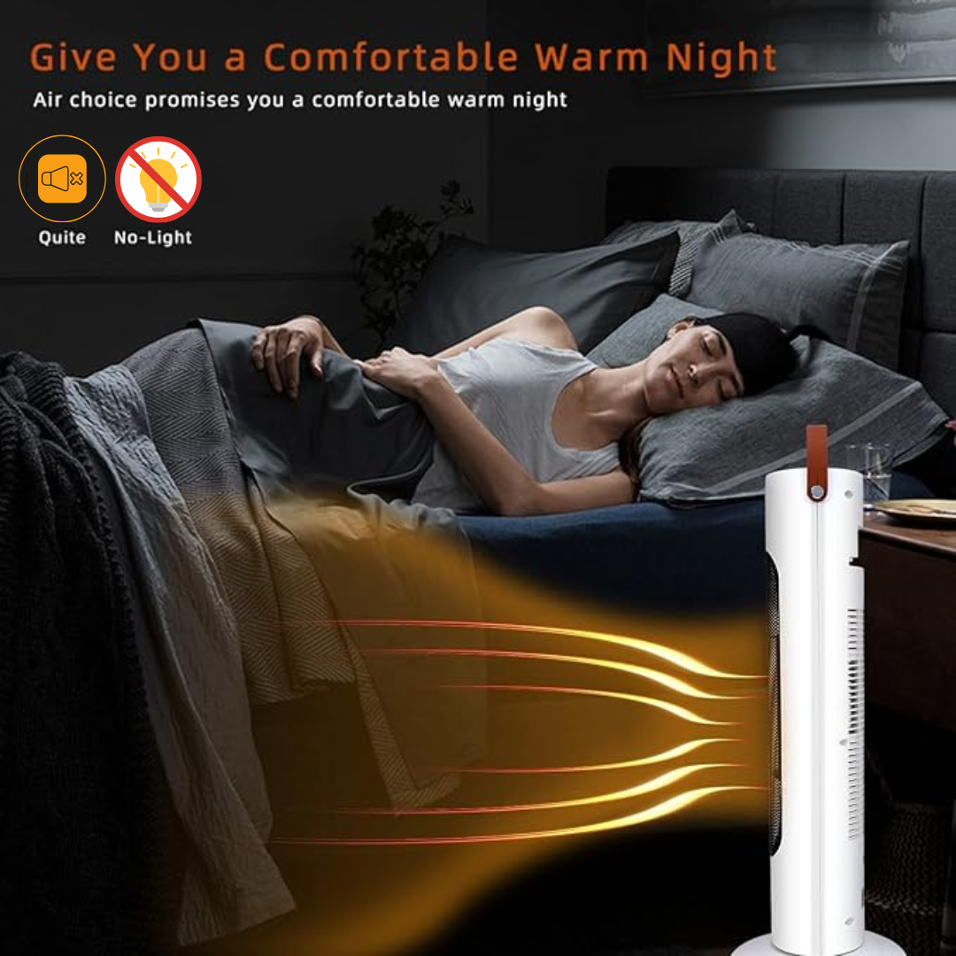 ADPro Šildymo ir Vėsinimo Ventiliatorius 2 in 1 su LED Ekranu - Gaivus Vėjas arba Šilumos Tiekimas