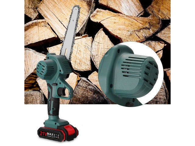 Galingas mini 15cm grandininis pjūklas (Su akumuliatoriumi)