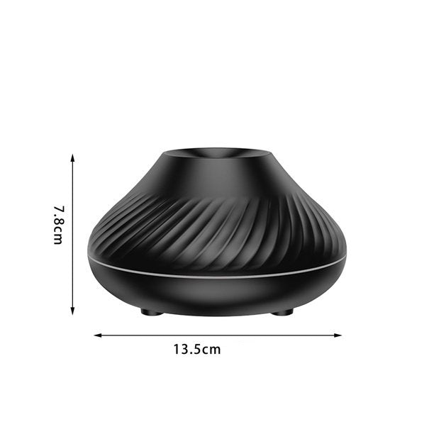 Aromatinis difuzorius oro drėkintuvas 3in1 - Vulkanas su liepsnos efektu + 3 eteriniai aliejai
