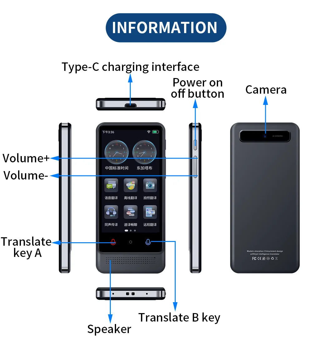 SpeakPro Business Edition valodas tulks — uzlabots balss tulks un valodas tulkošanas ierīce
