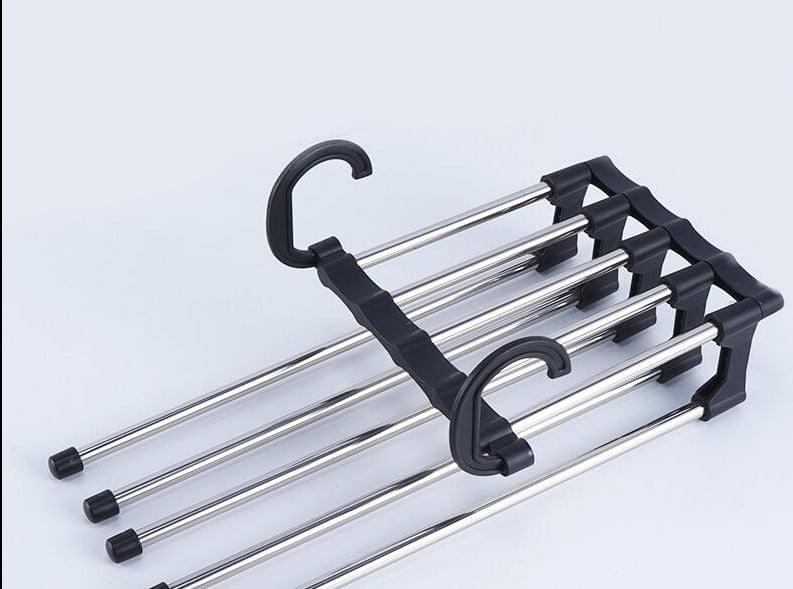 5 vienā salokāms daudzfunkcionāls pakaramais — ietaupiet vietu