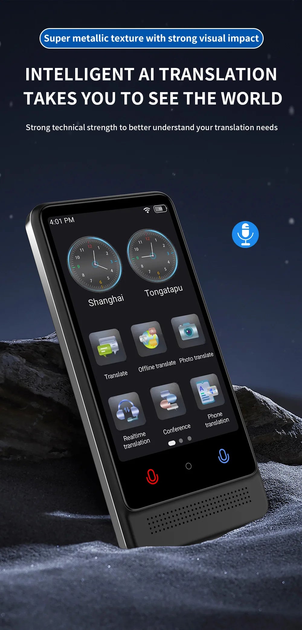 SpeakPro Business Edition valodas tulks — uzlabots balss tulks un valodas tulkošanas ierīce