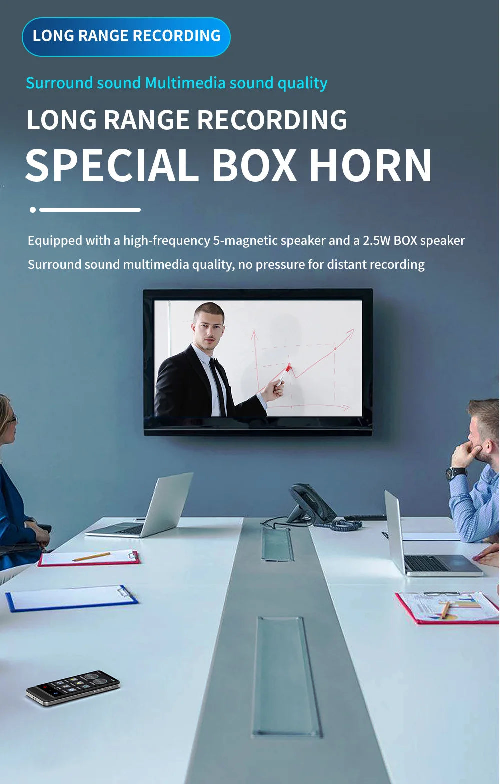 SpeakPro Business Edition valodas tulks — uzlabots balss tulks un valodas tulkošanas ierīce