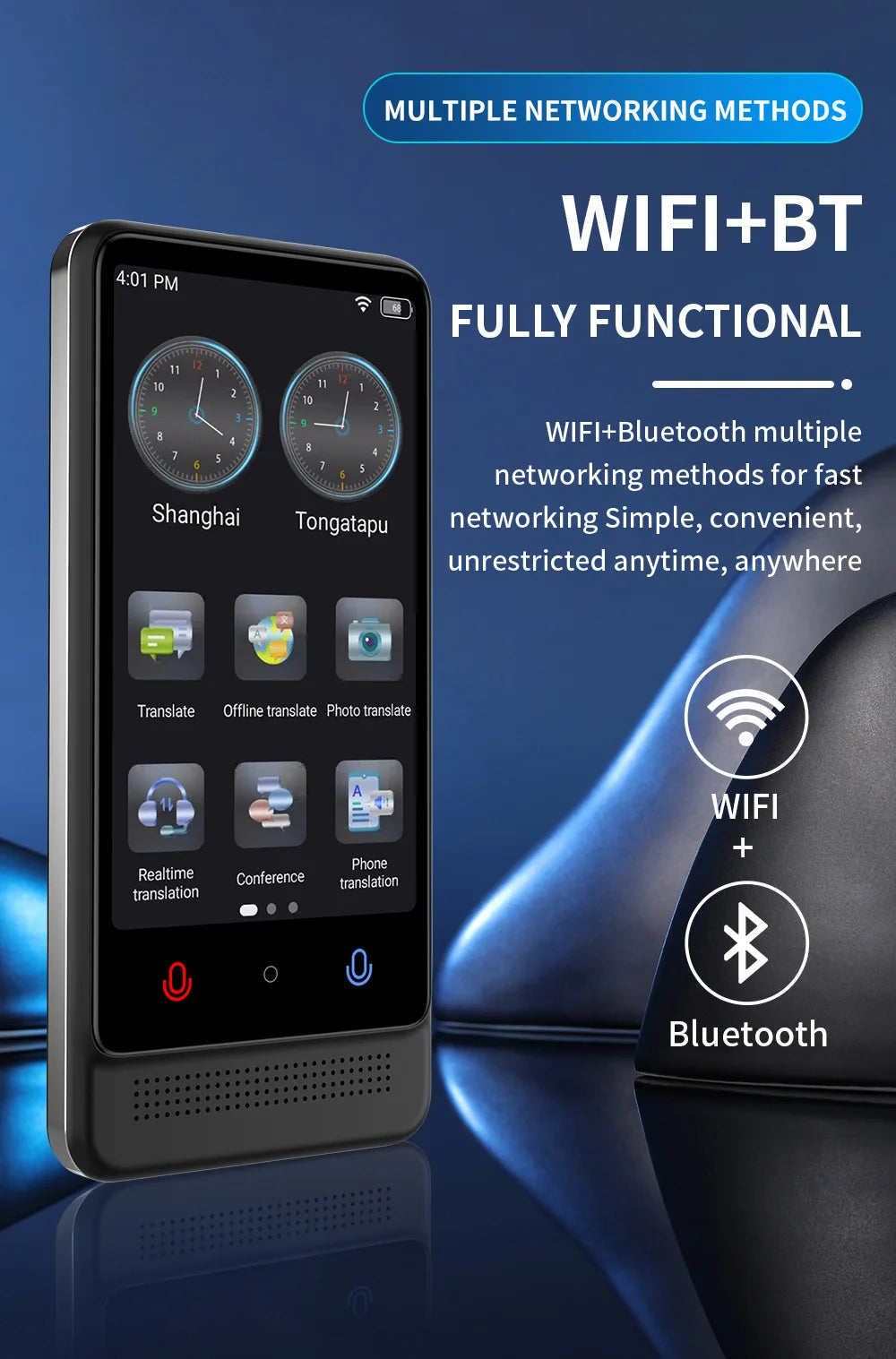 SpeakPro Business Edition valodas tulks — uzlabots balss tulks un valodas tulkošanas ierīce