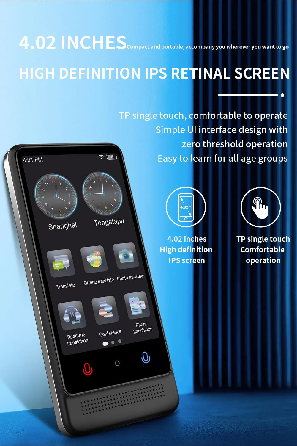 SpeakPro Business Edition valodas tulks — uzlabots balss tulks un valodas tulkošanas ierīce