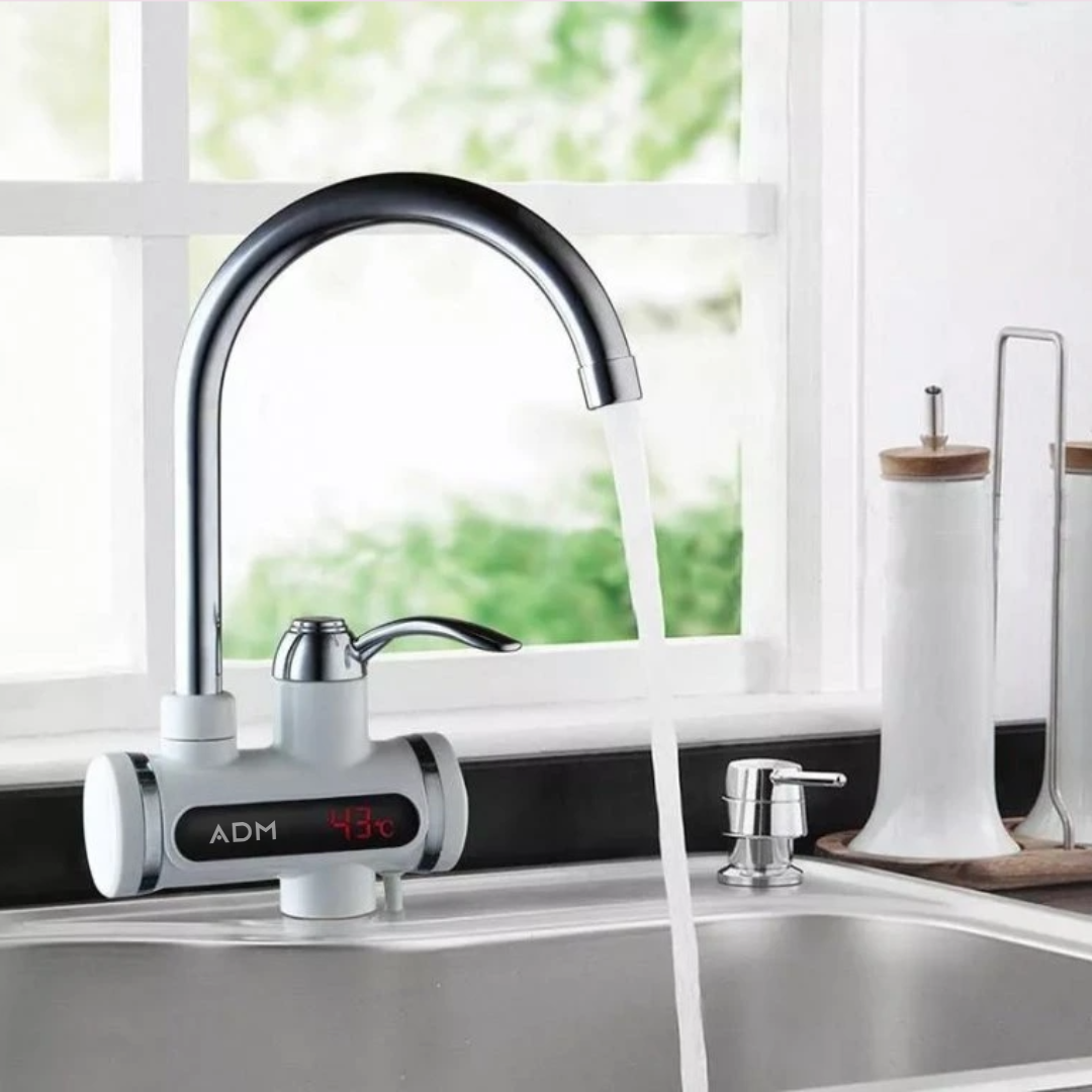 ADPro Momentinis elektrinis šildymo vandens maišytuvas – Karštas Vanduo Per 3 Sekundes