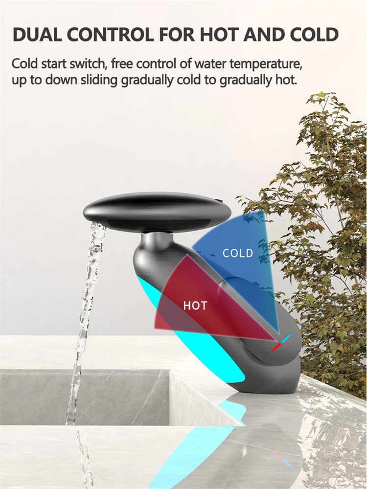 Droveno LED išmanus maišytuvas – futuristinis sprendimas namų komfortui be ribų