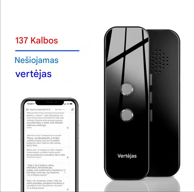 balso vertejas kalbu vertimo aparatas ismanusis 