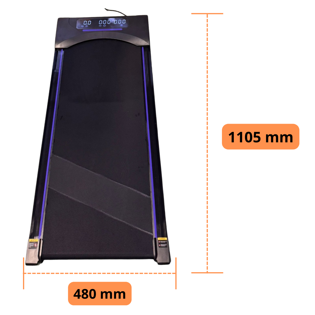 Kompaktiškas bėgimo takelis su led ekranu ir pulteliu namams