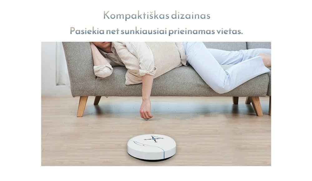 Automatinis dulkių siurblys-robotas - švarūs namai be jokio vargo