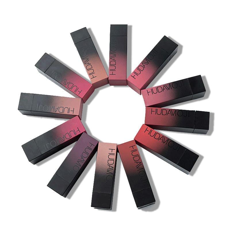 12 vnt. lūpų dažų rinkinys - tobuli atspalviai bet kokiam makiažui.