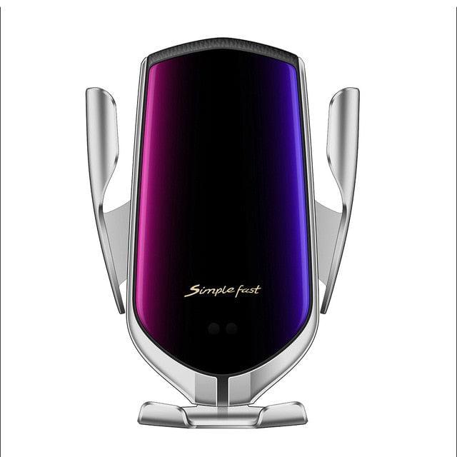 Belaidis automatinis sensorinis automobilio telefono laikiklis ir įkroviklis-patogu,modernu ir praktiška