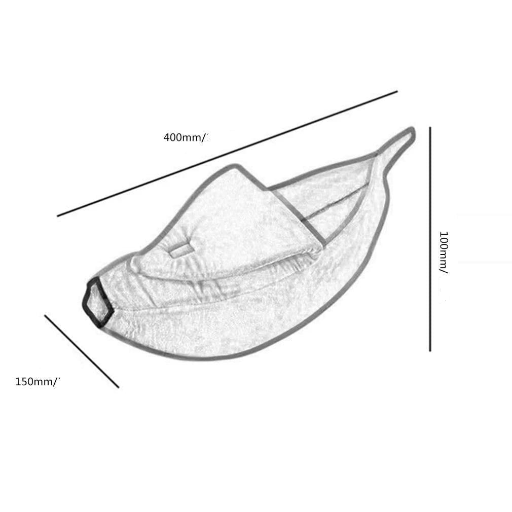 Banāna formas dzīvnieku gulta - ērta un jauka