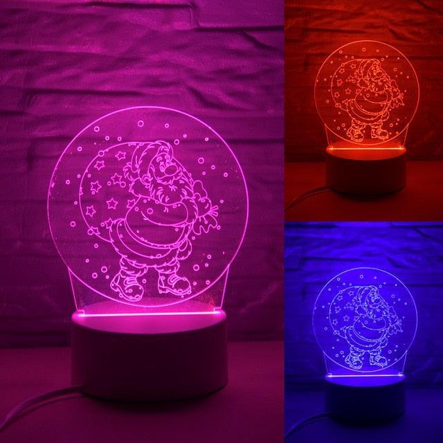 3D stalinė lempa su atvaizdu - jaukumas ir praktiškumas