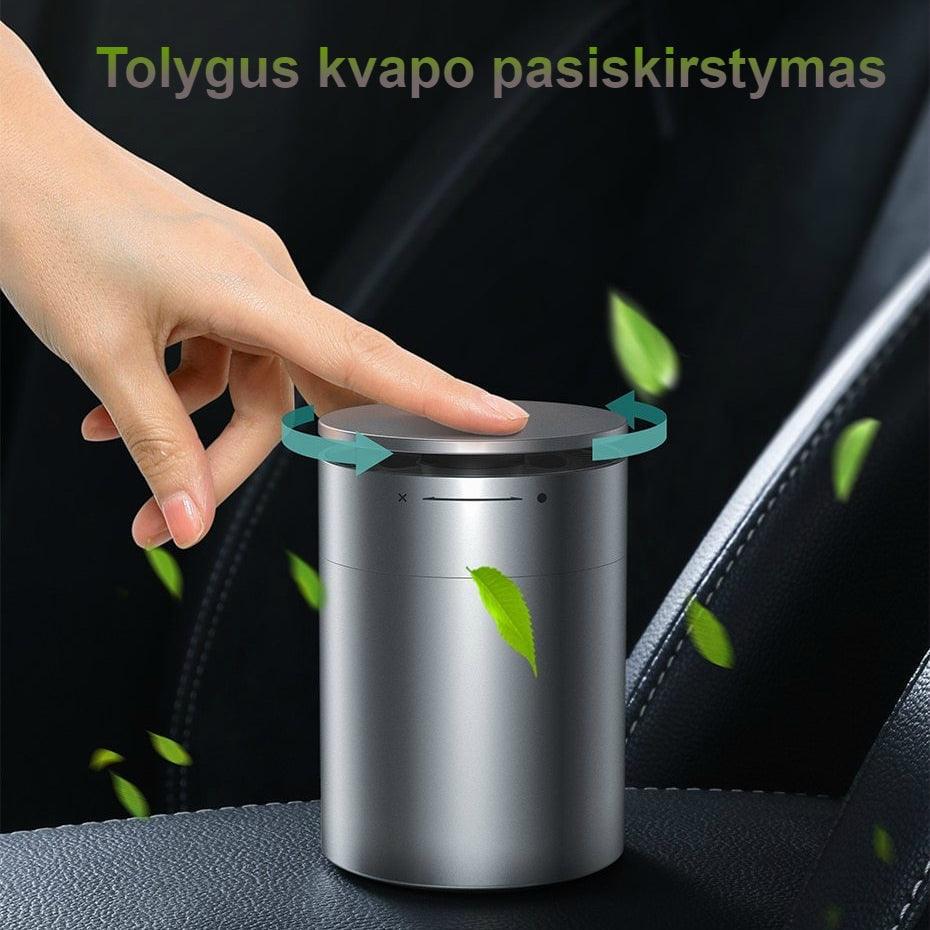 Automobilinis oro gaiviklis su formaldehido filtru - saugus ir švarus oras