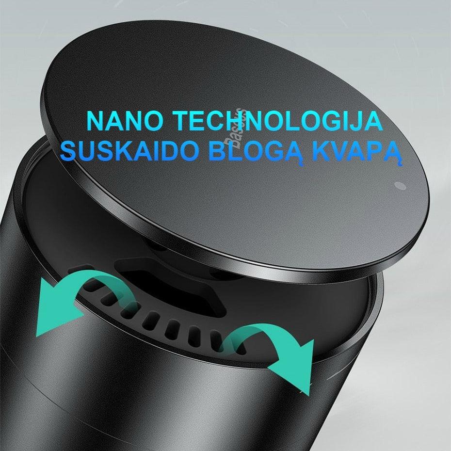 Automobilinis oro gaiviklis su formaldehido filtru - saugus ir švarus oras