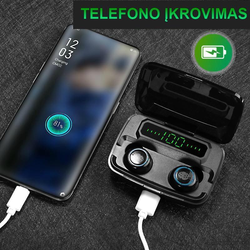 Belaidės ausinės su jutikliniu valdymu - nevaržomam patogumui