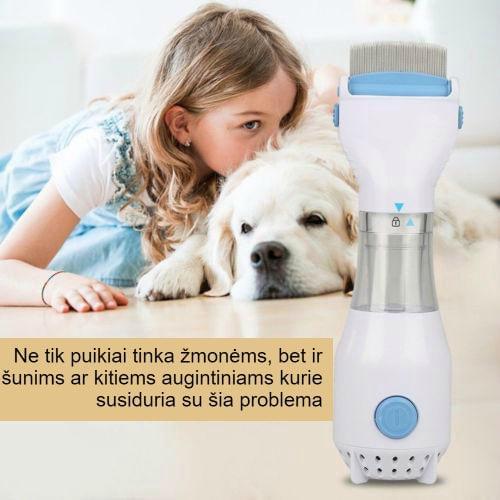 Automatinės elektrinės šukos nuo utėlių - jokio vargo