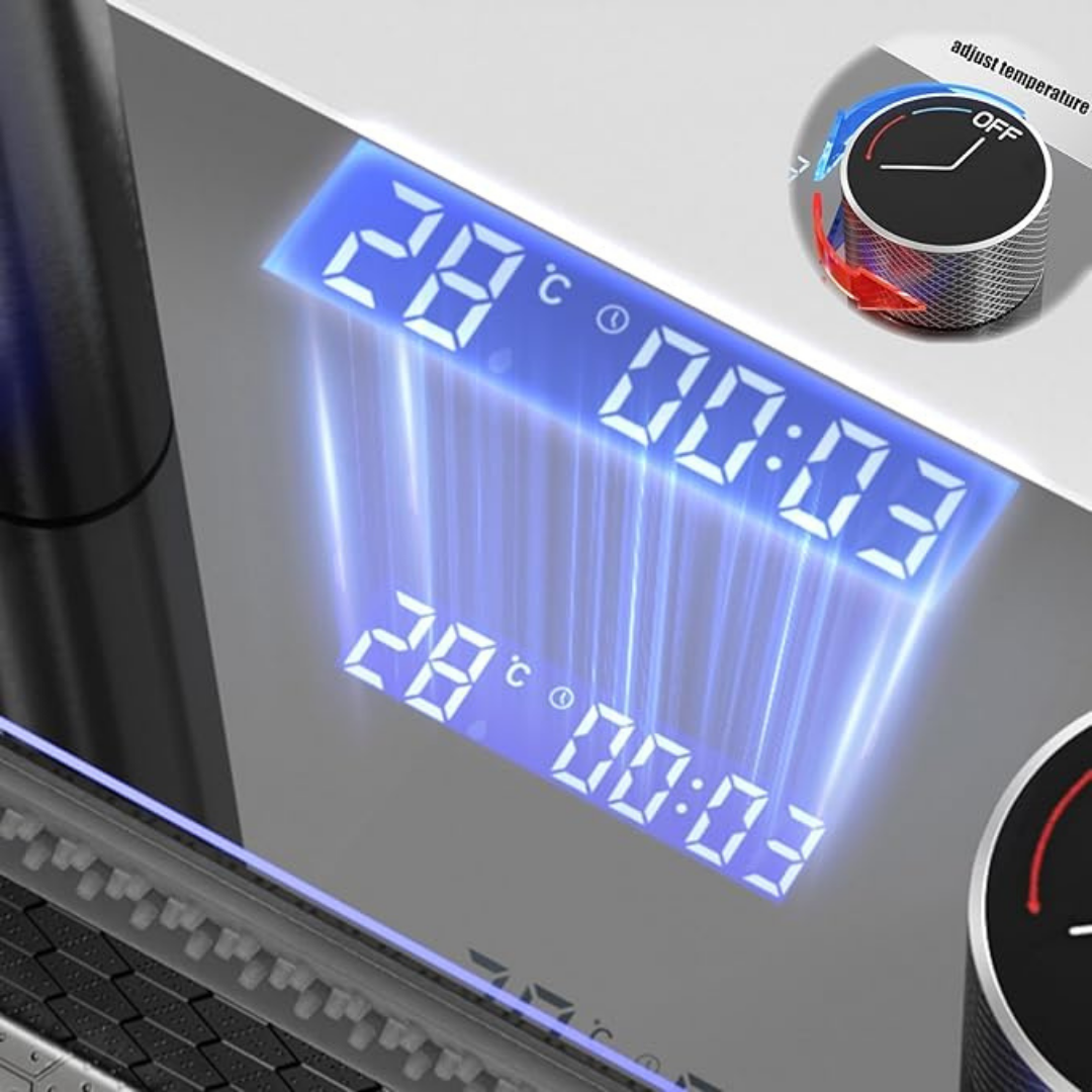 IŠMANIOS VIRTUVĖS PLAUTUVĖS KOMPLEKTAS SU SKAITMENINIU EKRANU IR IŠTRAUKIAMU MAIŠYTUVU