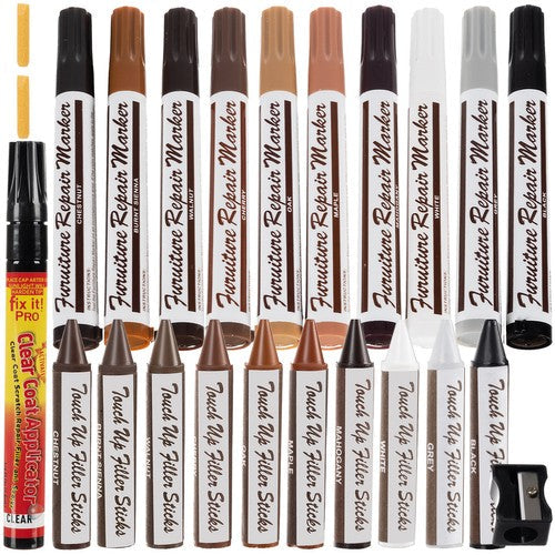 Baldų remonto rinkinys - Medžio Markeriai  (21 vnt.)