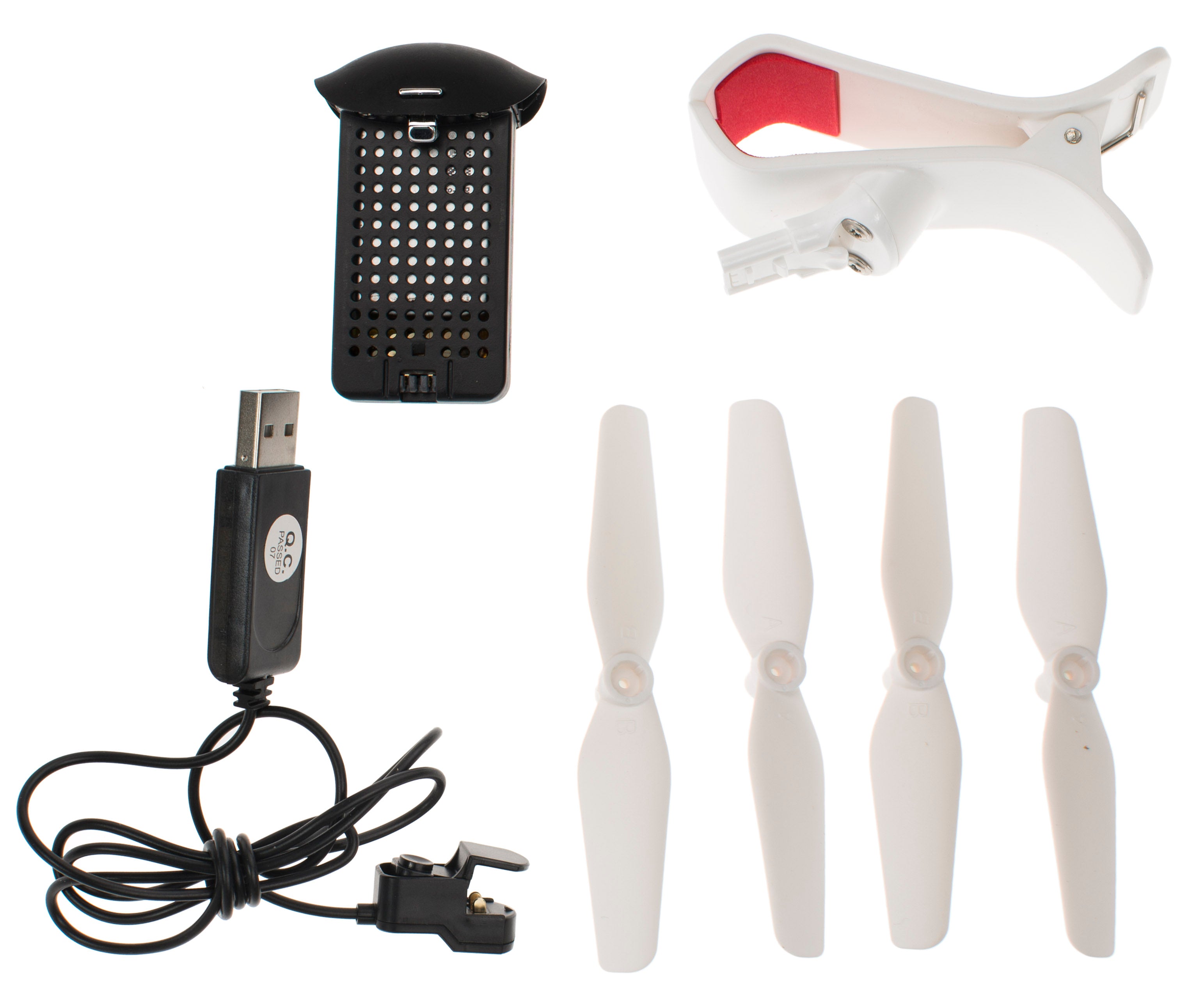 "Syma X23W" 2.4GHz 4CH FPV Wi-Fi RC dronas juodas