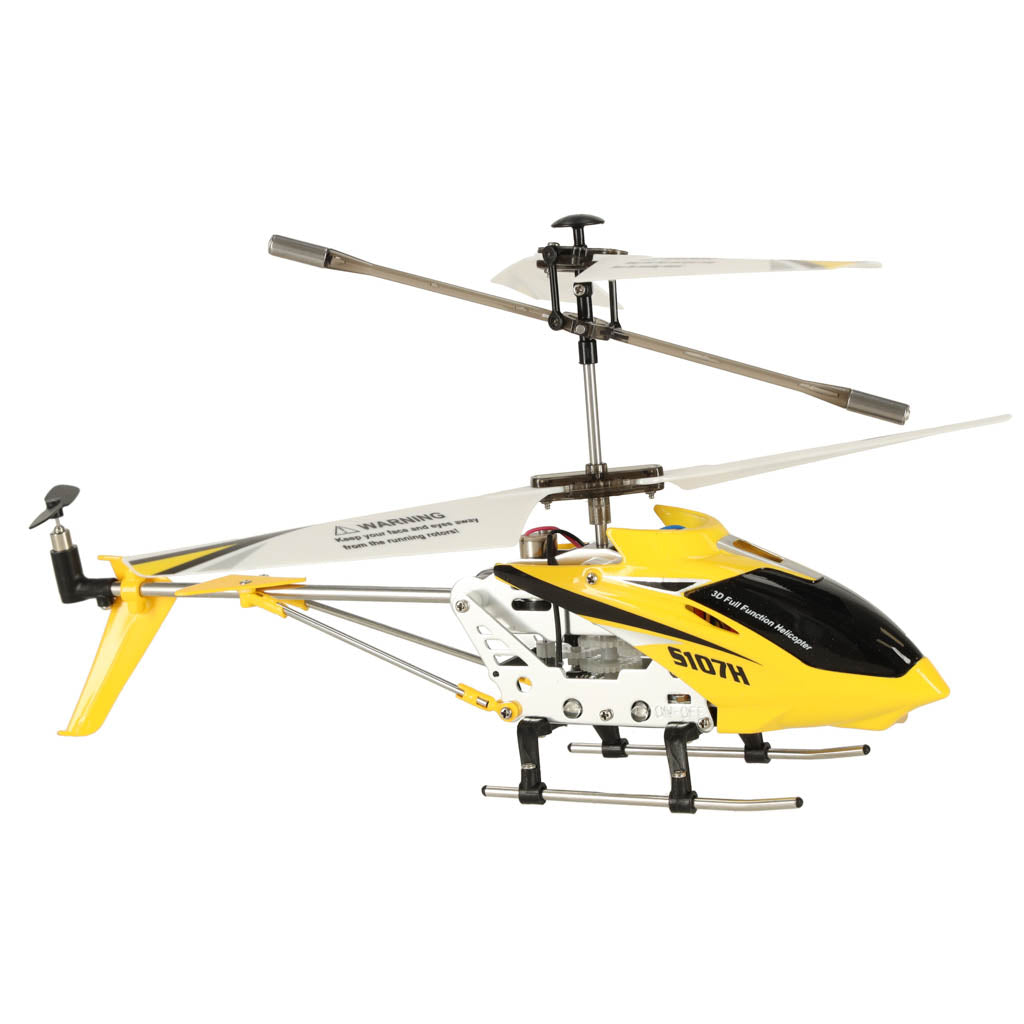 SYMA S107H RC helikopters 2.4GHz RTF dzeltens 