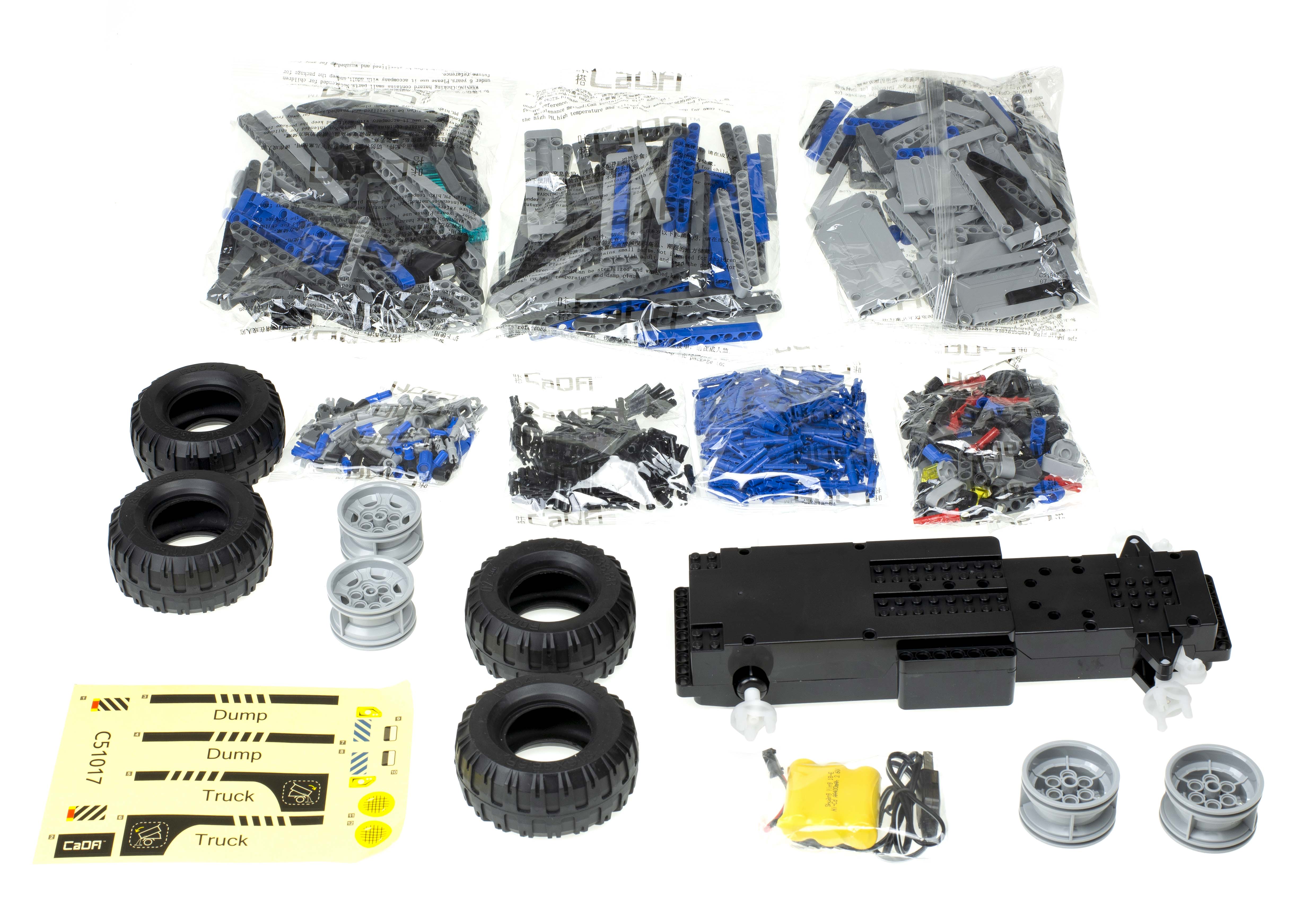 Sunkvežimis RC CADA EE 2in1 C5104W 683el.