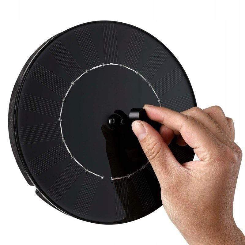 Fontanas su saulės baterija + antgalių rinkinys+modernu.lt