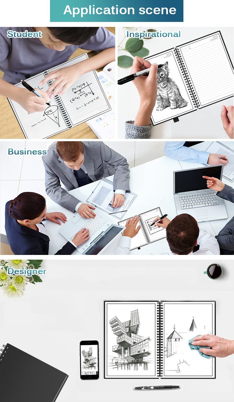 Išmanioji-daugkartinė-užrašų-knygelė