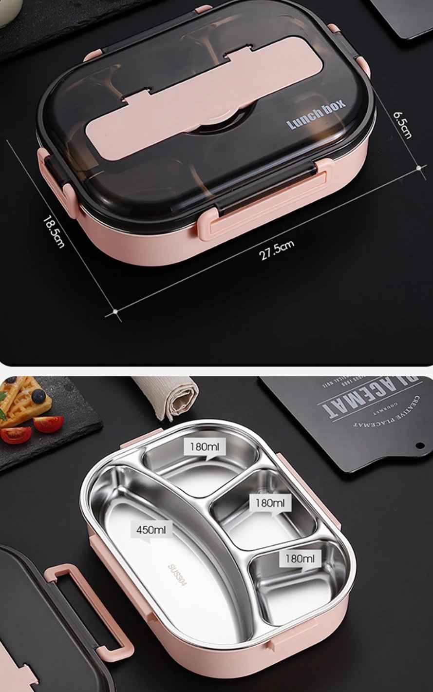 Pietų-dėžutė-su-skyreliais-ir-telefono-stovu