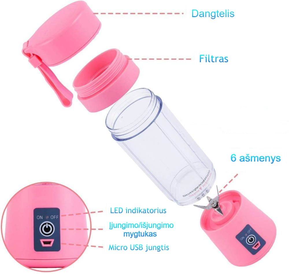 Nešiojama-USB-kokteilinė