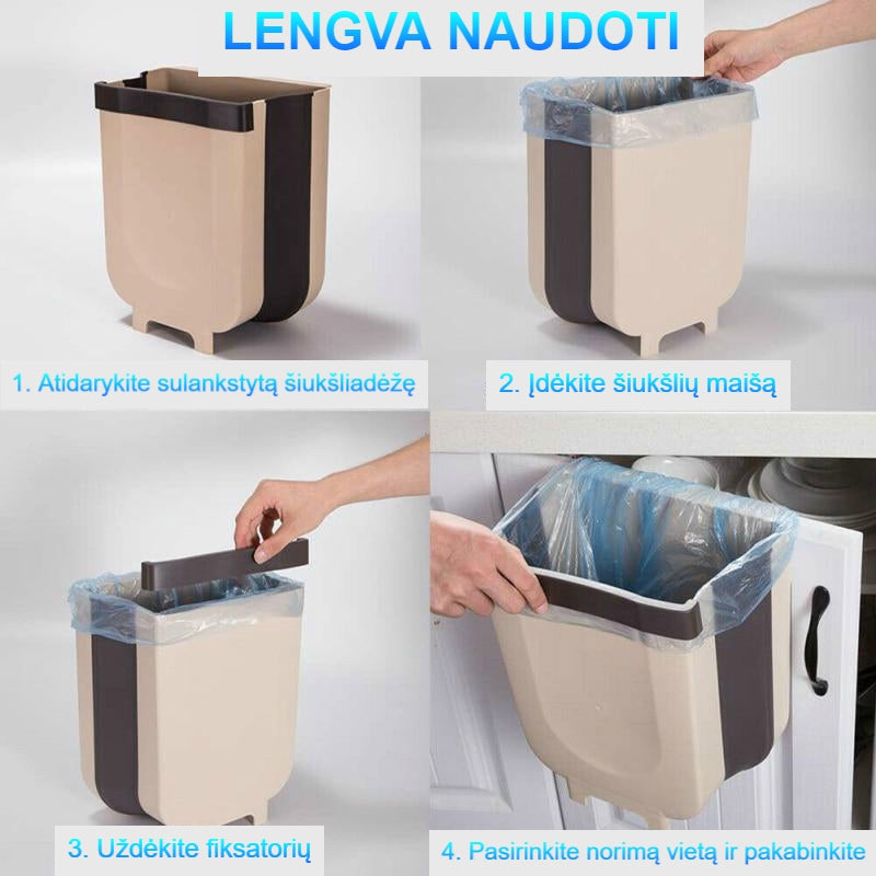 Pakabinama-šiukšliadėžė