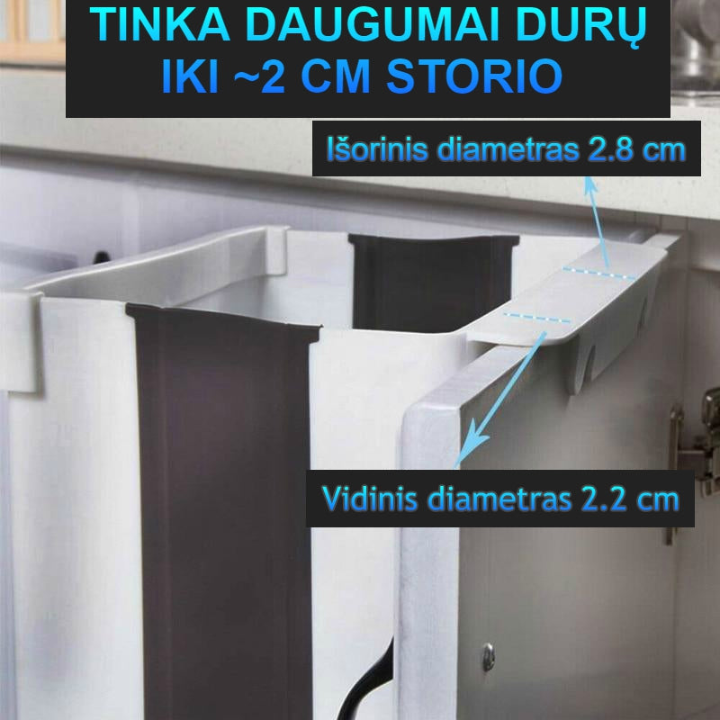 Pakabinama-šiukšliadėžė