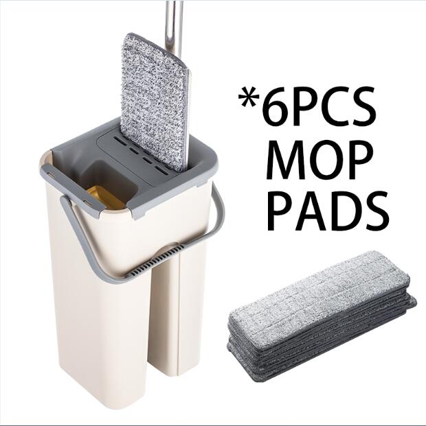 Šluota su automatinio gręžimo sistema – grindų plovimas nesušlampant rankų!