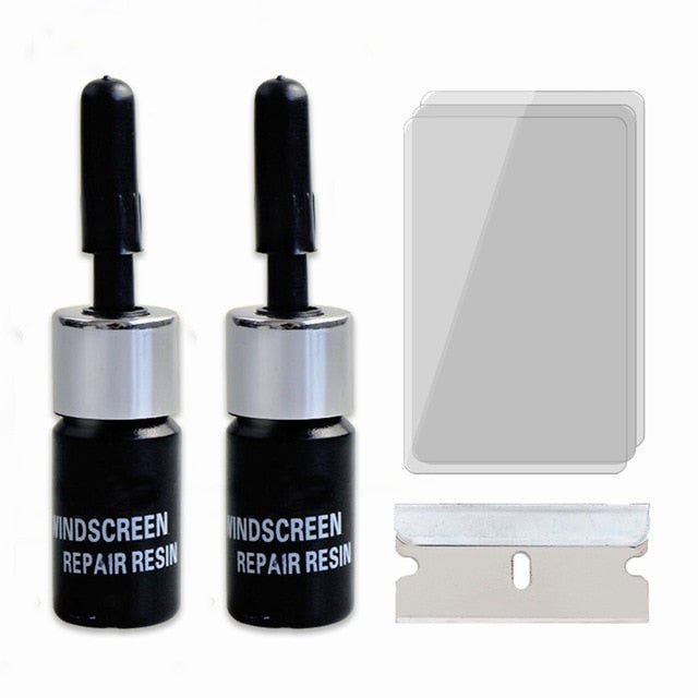 Stiklo įtrūkimų šalinimo rinkinys–visiems stiklo paviršiams ir ekranams - 2023 naujiena