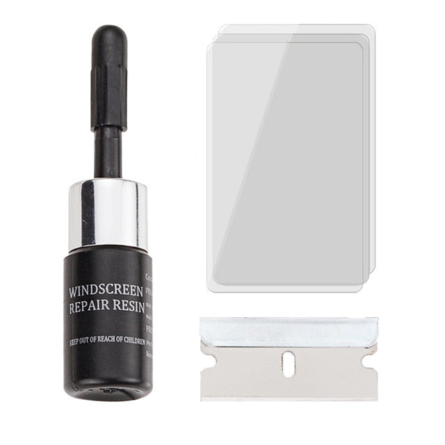 Stiklo įtrūkimų šalinimo rinkinys–visiems stiklo paviršiams ir ekranams - 2023 naujiena