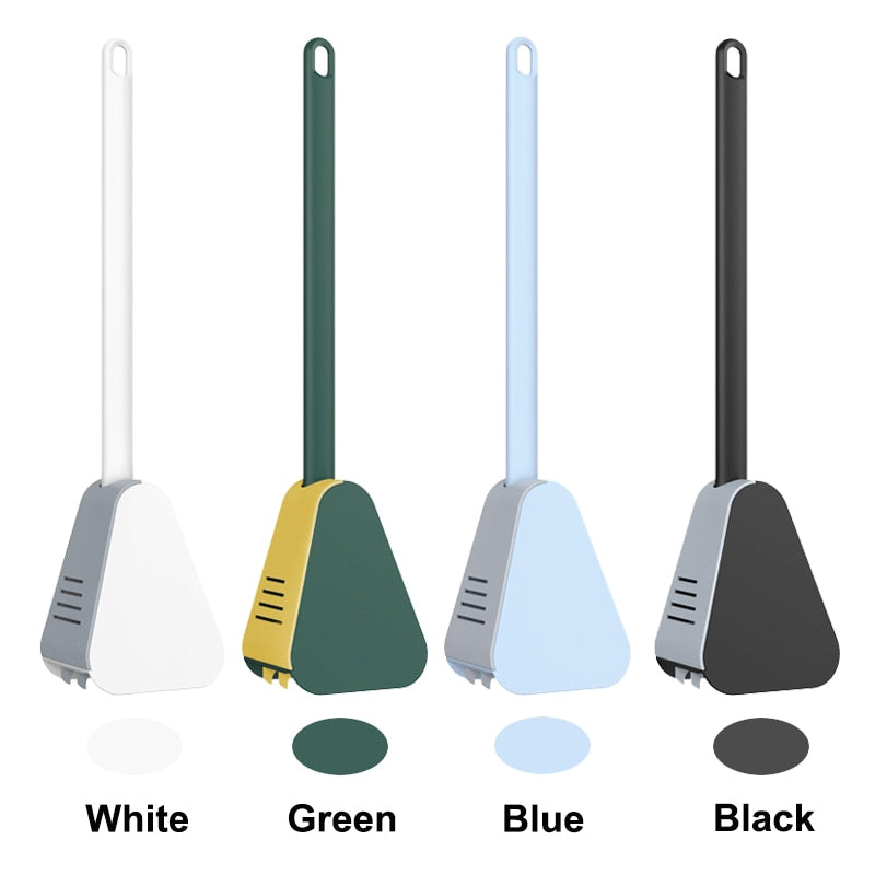 silikoninis tualeto šepetys su laikikliu