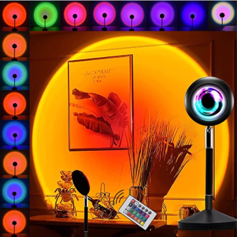 vaivorykštės-spalvų-šviečianti-lempa