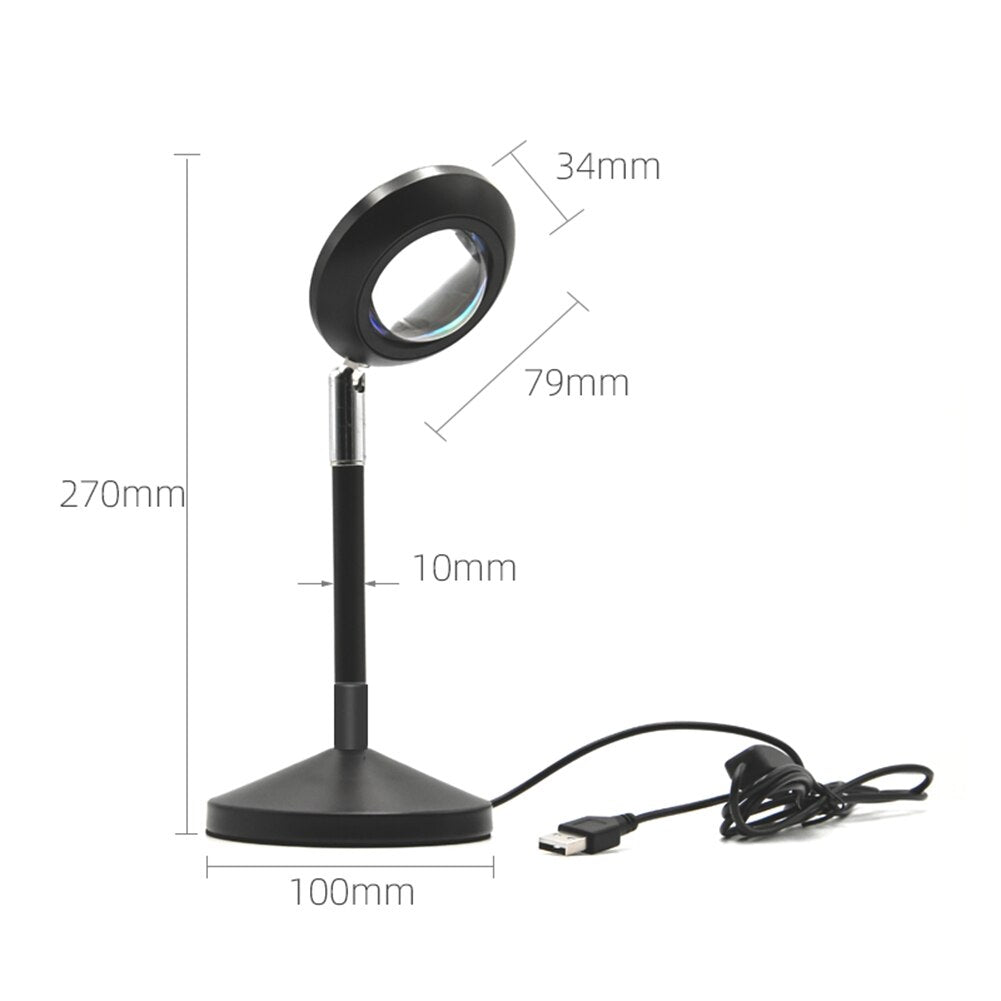 vaivorykštės-spalvų-šviečianti-lempa