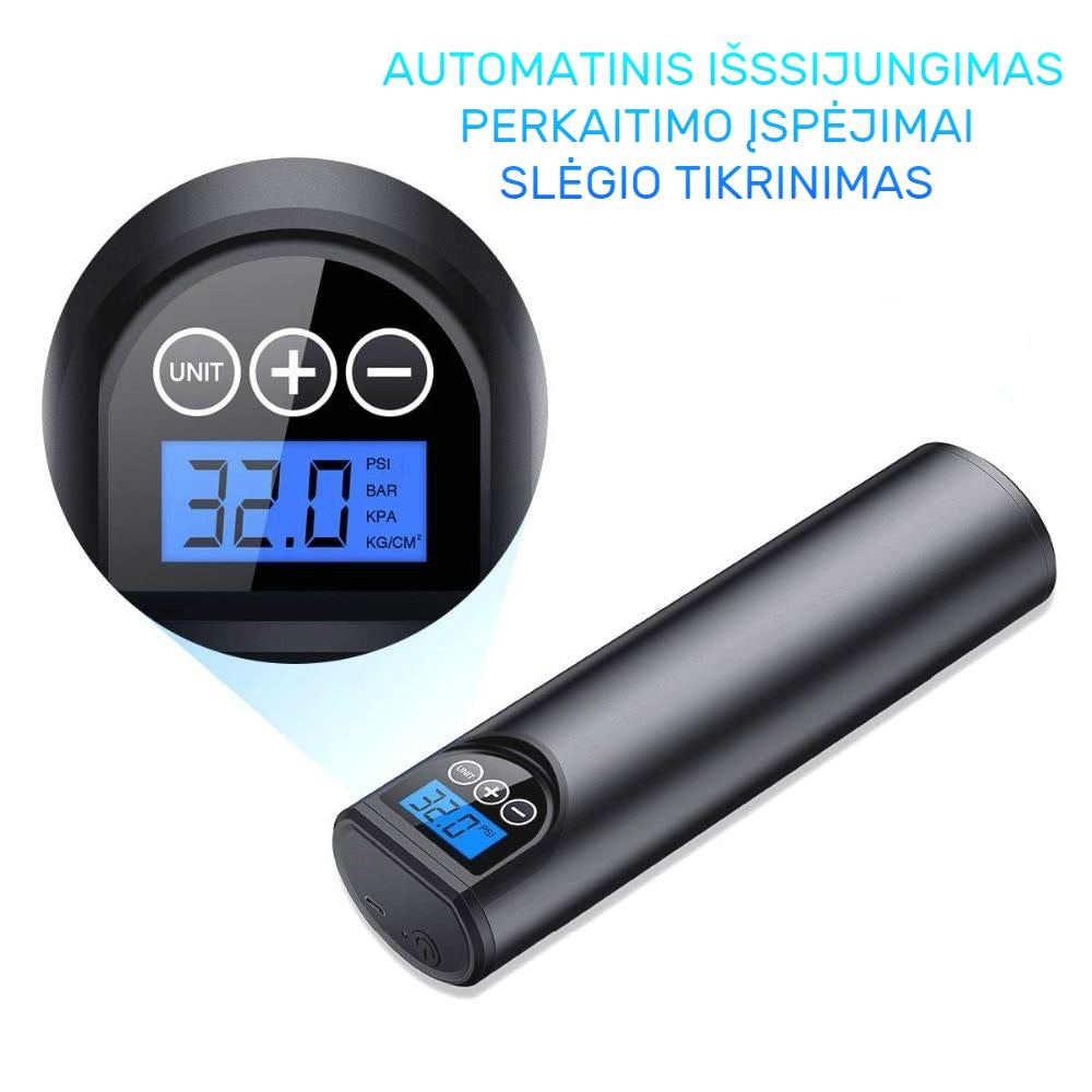 Nešiojama-automobilinė-pompa