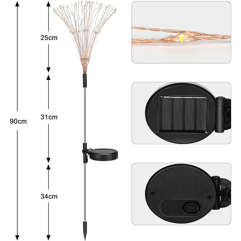 Sodo dekoracijos "Firework", 2 vnt.