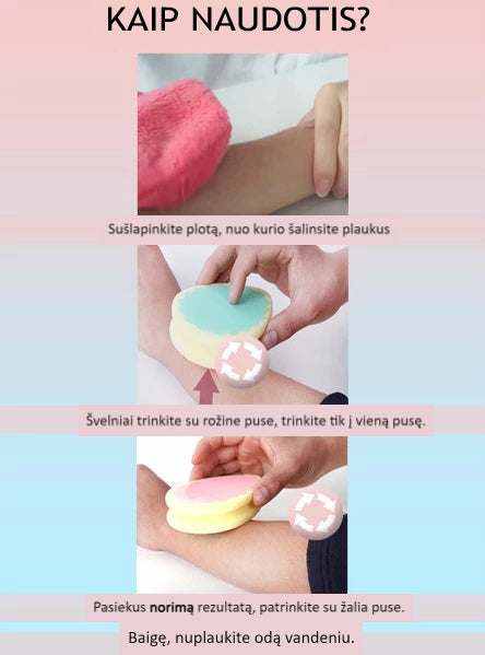 Plaukus-šalinanti-kempinė