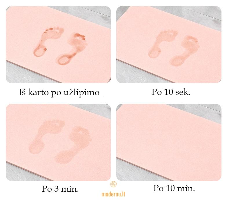 Diatomito-vonios-kilimėlis